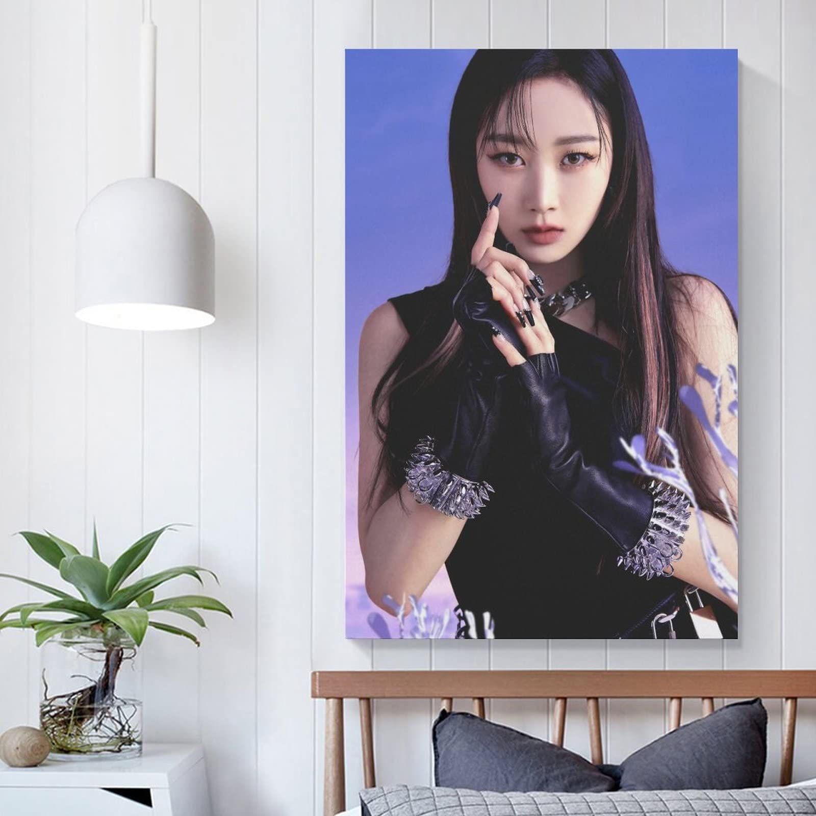 aespa savageジゼル 中国 一直娱 yizhiyu 3枚セット Giselle Aespa Savage Album Modern Poster Art Paintings on Canvas
